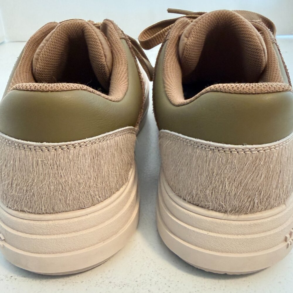 Michael Kors Women's Aurora Lace-Up Sneakers in Driftwood - Size 9-Like New - Picture 4 of 11